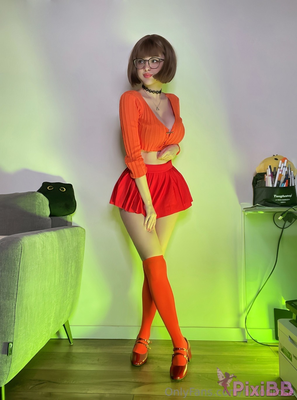 Hidori Rose Velma Dinkley Scooby Doo Sexy Cosplay PixiBB.COM 002