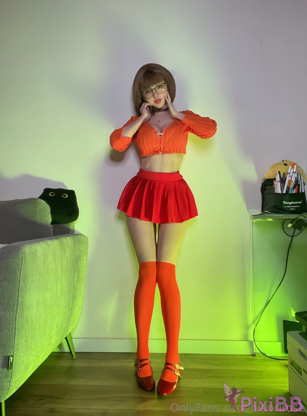 Hidori Rose Velma Dinkley Scooby Doo Sexy Cosplay PixiBB.COM 004