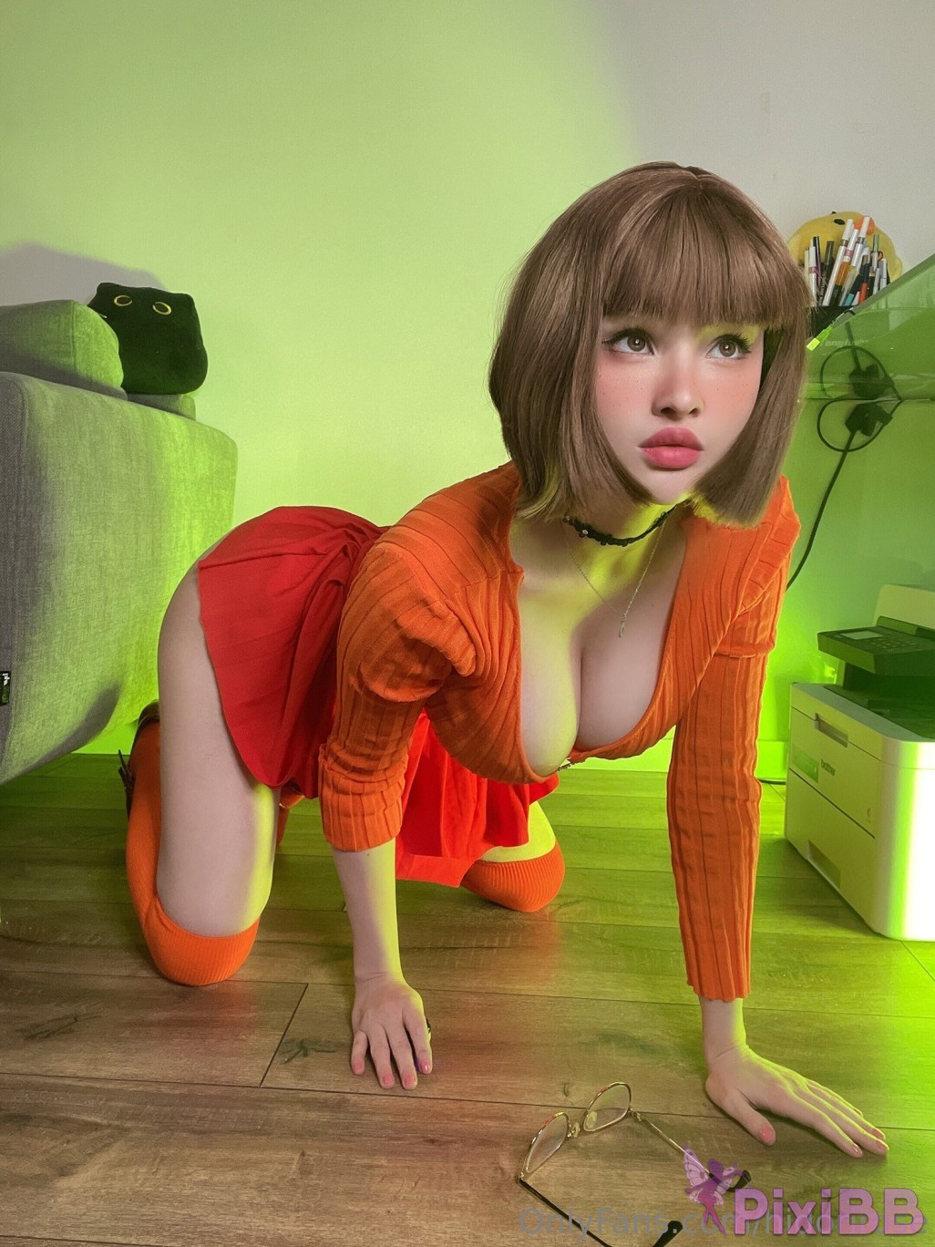 Hidori Rose Velma Dinkley Scooby Doo Sexy Cosplay PixiBB.COM 009
