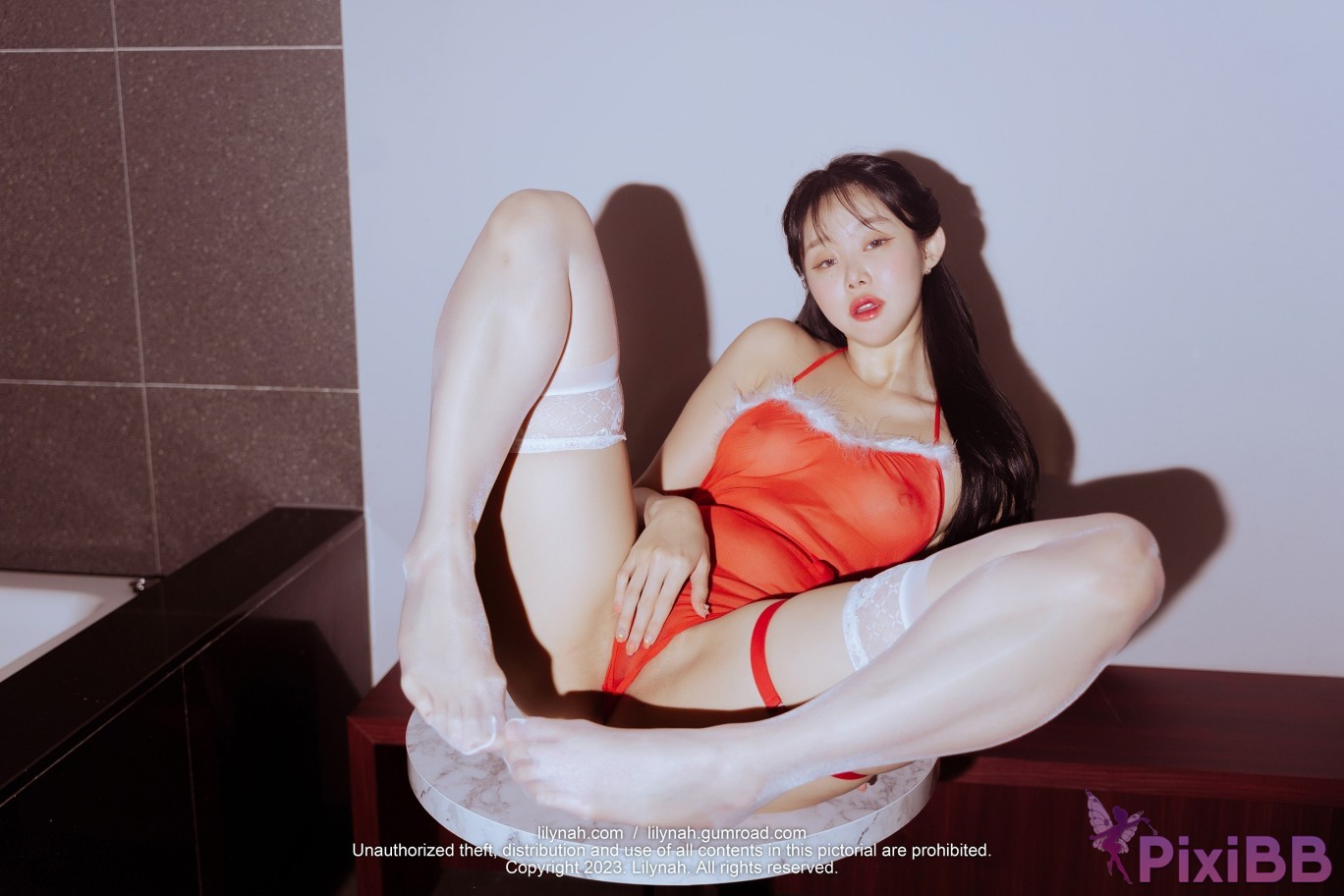 Lilynah LW086 Inah Vol.36 Santa Girl PixiBB.COM 006