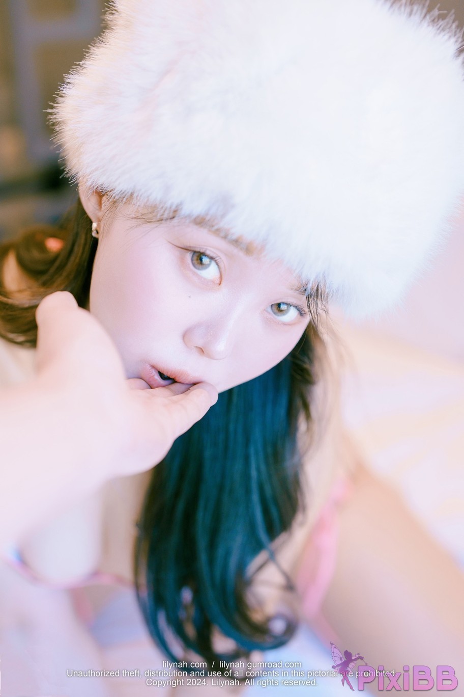 Lilynah LW089 Inah Vol.37 Knee Socks and Bikini PixiBB.COM 027