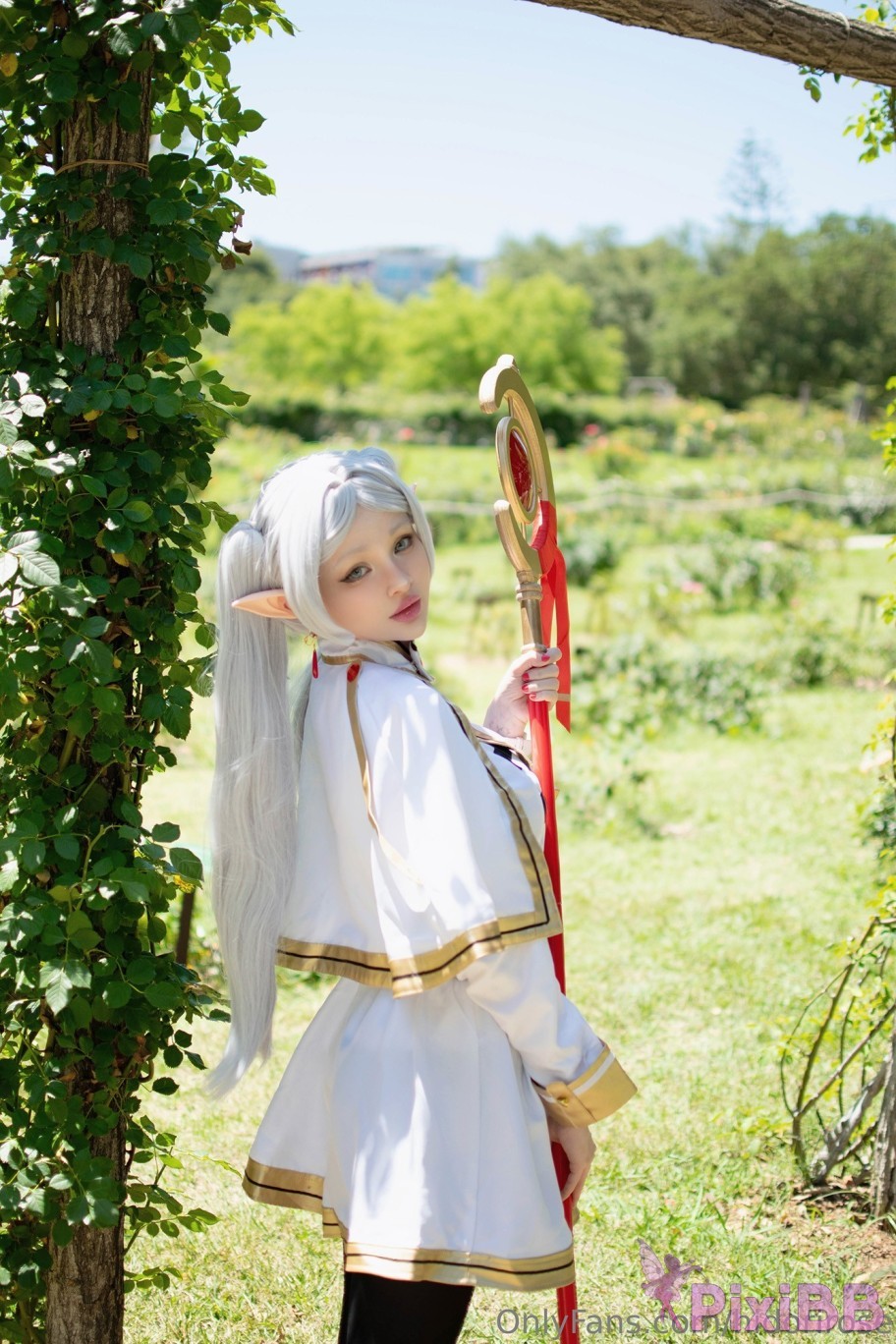 Hidori Rose Frieren Sousou no Frieren Sexy Cosplay PixiBB.COM 026