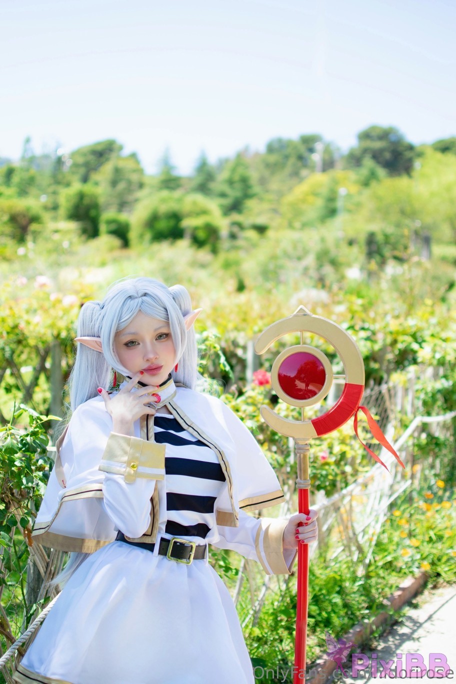 Hidori Rose Frieren Sousou no Frieren Sexy Cosplay PixiBB.COM 027