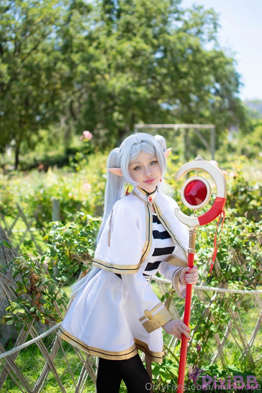 Hidori Rose Frieren Sousou no Frieren Sexy Cosplay PixiBB.COM 031