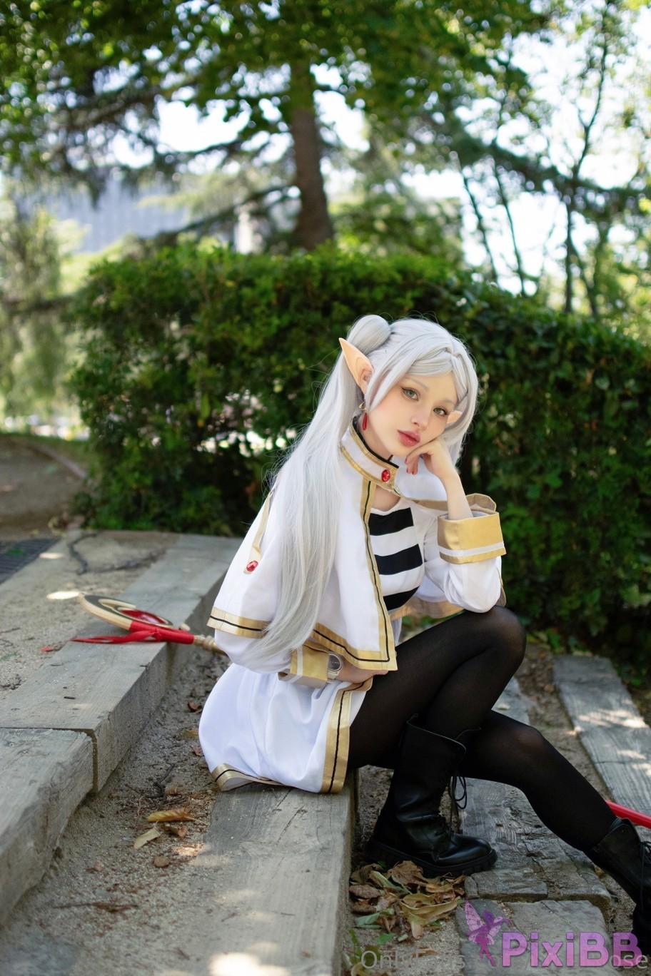 Hidori Rose Frieren Sousou no Frieren Sexy Cosplay PixiBB.COM 033