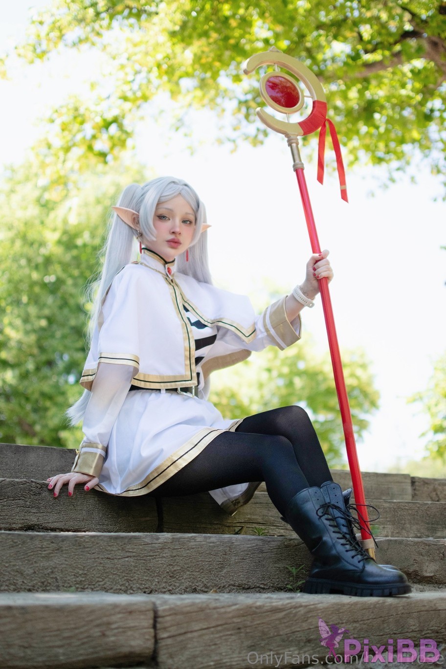 Hidori Rose Frieren Sousou no Frieren Sexy Cosplay PixiBB.COM 034