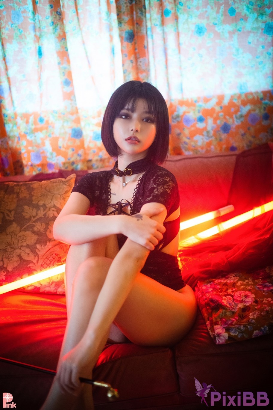 PINK U.Hwa Mood Black PixiBB.COM 008