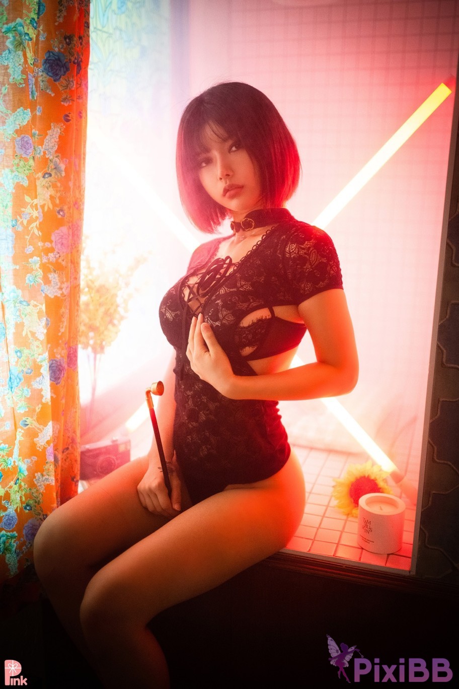 PINK U.Hwa Mood Black PixiBB.COM 024