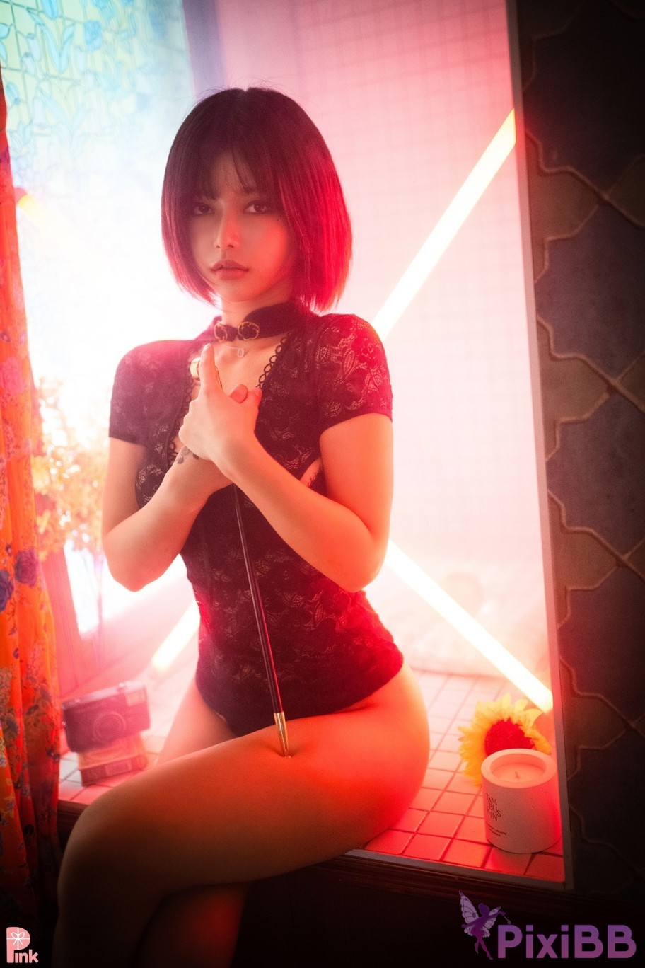 PINK U.Hwa Mood Black PixiBB.COM 026