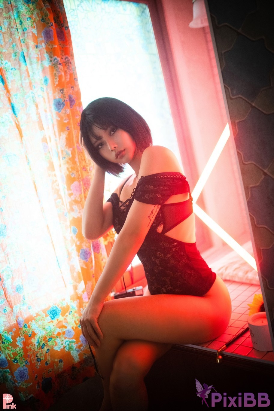 PINK U.Hwa Mood Black PixiBB.COM 033