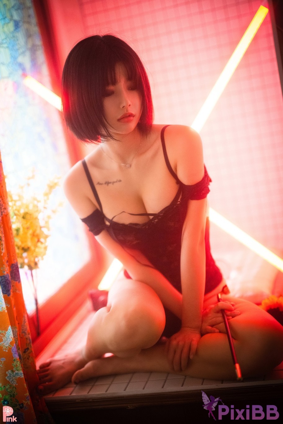 PINK U.Hwa Mood Black PixiBB.COM 038