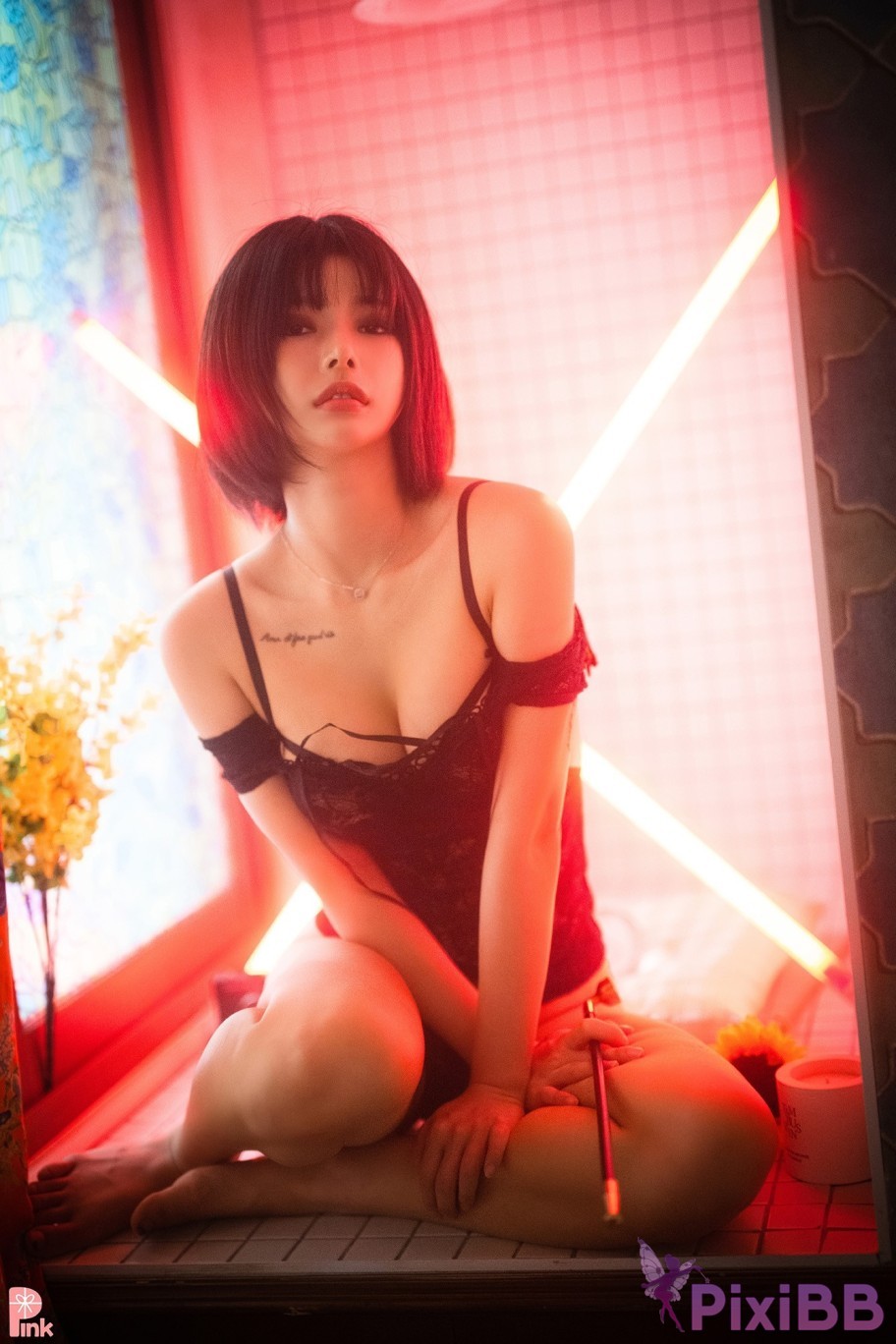 PINK U.Hwa Mood Black PixiBB.COM 039