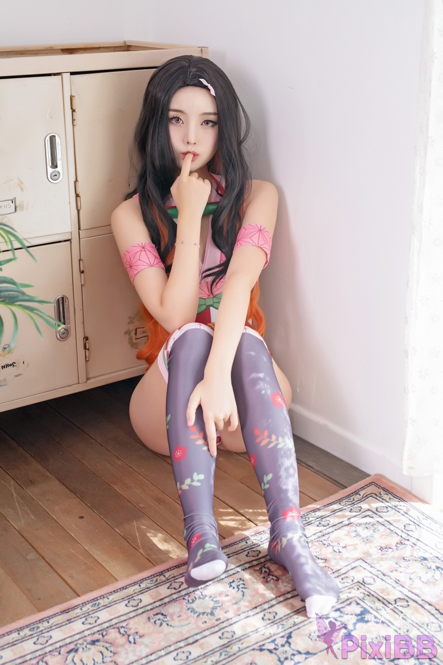 SAINT Photolife Yuna Nezuko x Shinobu PixiBB.COM 010