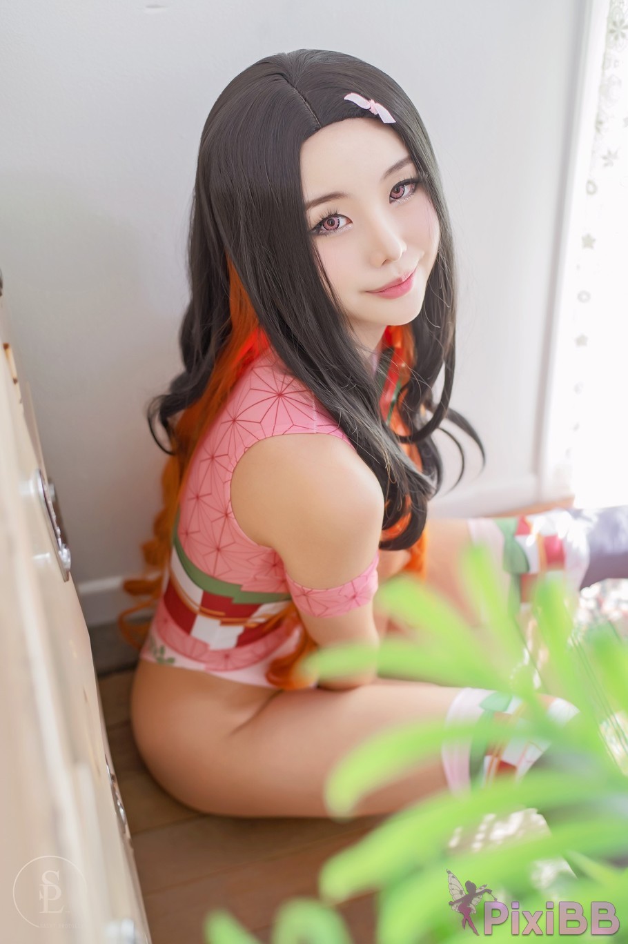 SAINT Photolife Yuna Nezuko x Shinobu PixiBB.COM 013