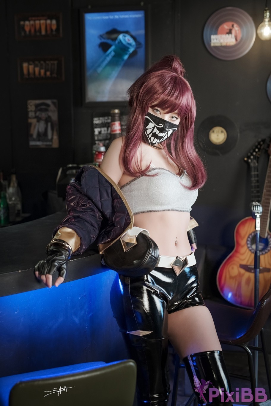 SAINT Photolife Yuna Yunas Cos Vol.04 KDA Akali and Nier Automata 2B PixiBB.COM 003