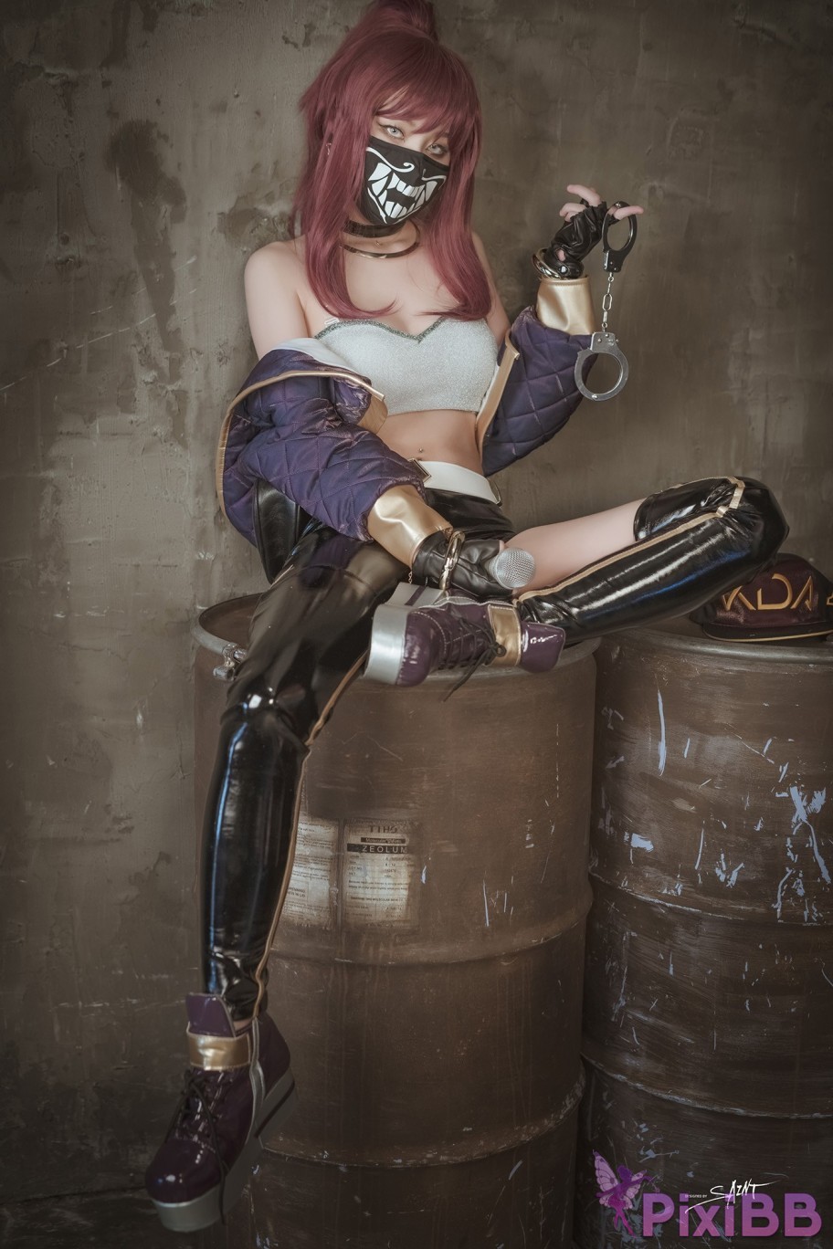 SAINT Photolife Yuna Yunas Cos Vol.04 KDA Akali and Nier Automata 2B PixiBB.COM 014