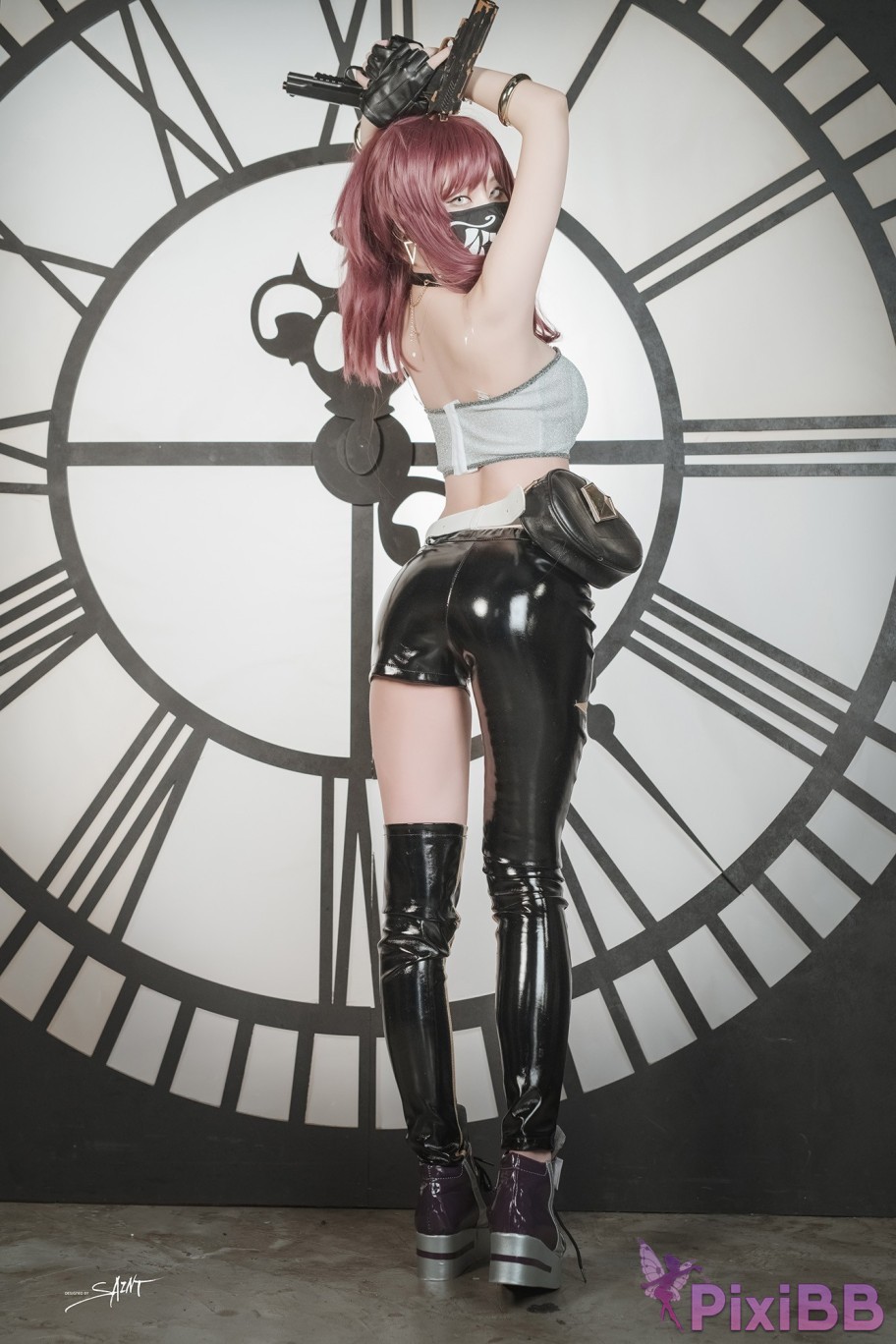 SAINT Photolife Yuna Yunas Cos Vol.04 KDA Akali and Nier Automata 2B PixiBB.COM 021