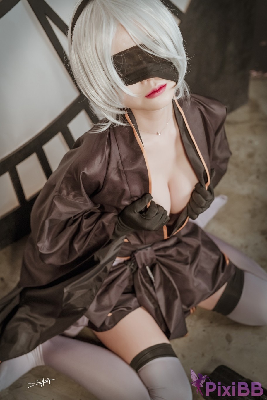 SAINT Photolife Yuna Yunas Cos Vol.04 KDA Akali and Nier Automata 2B PixiBB.COM 029