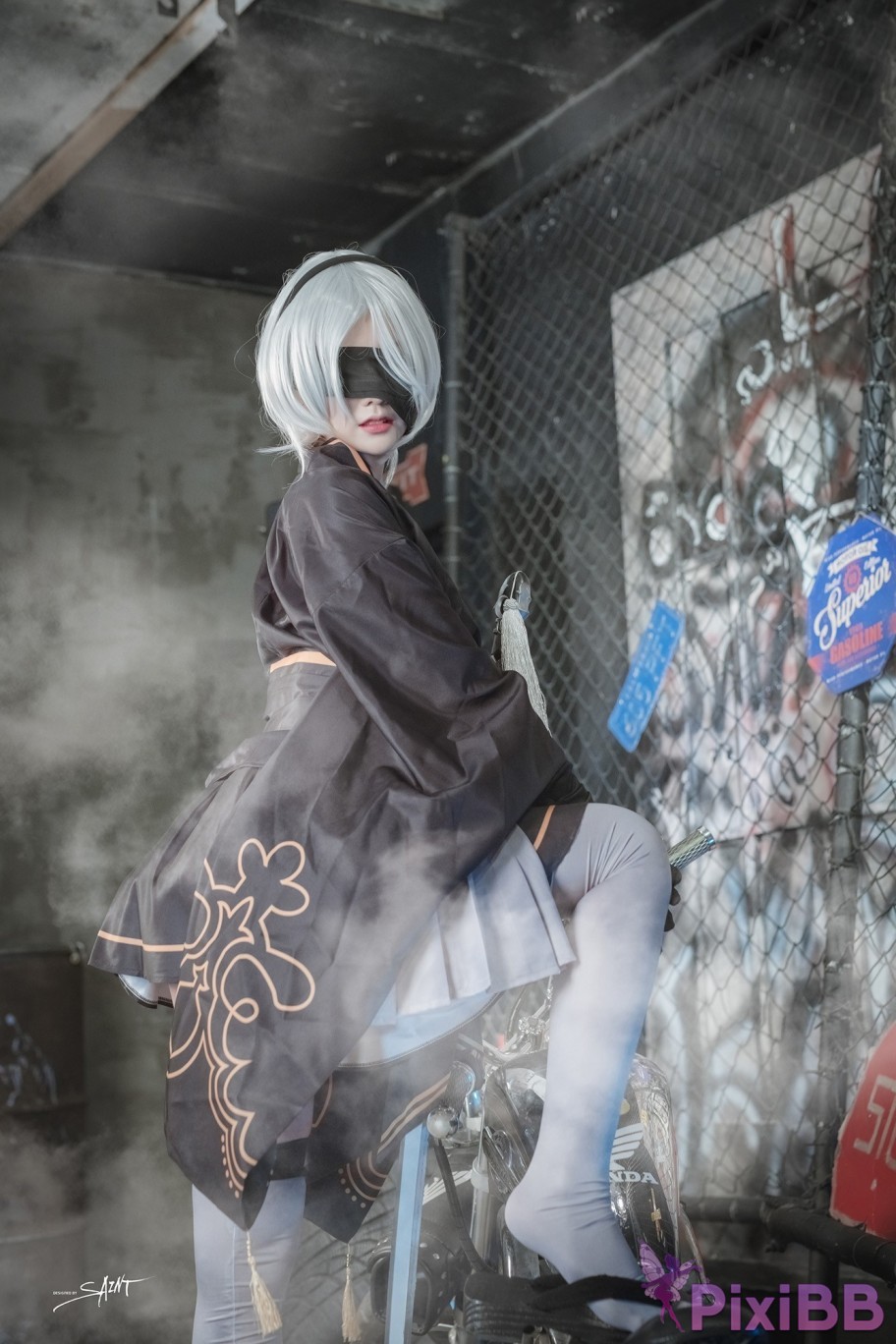 SAINT Photolife Yuna Yunas Cos Vol.04 KDA Akali and Nier Automata 2B PixiBB.COM 030