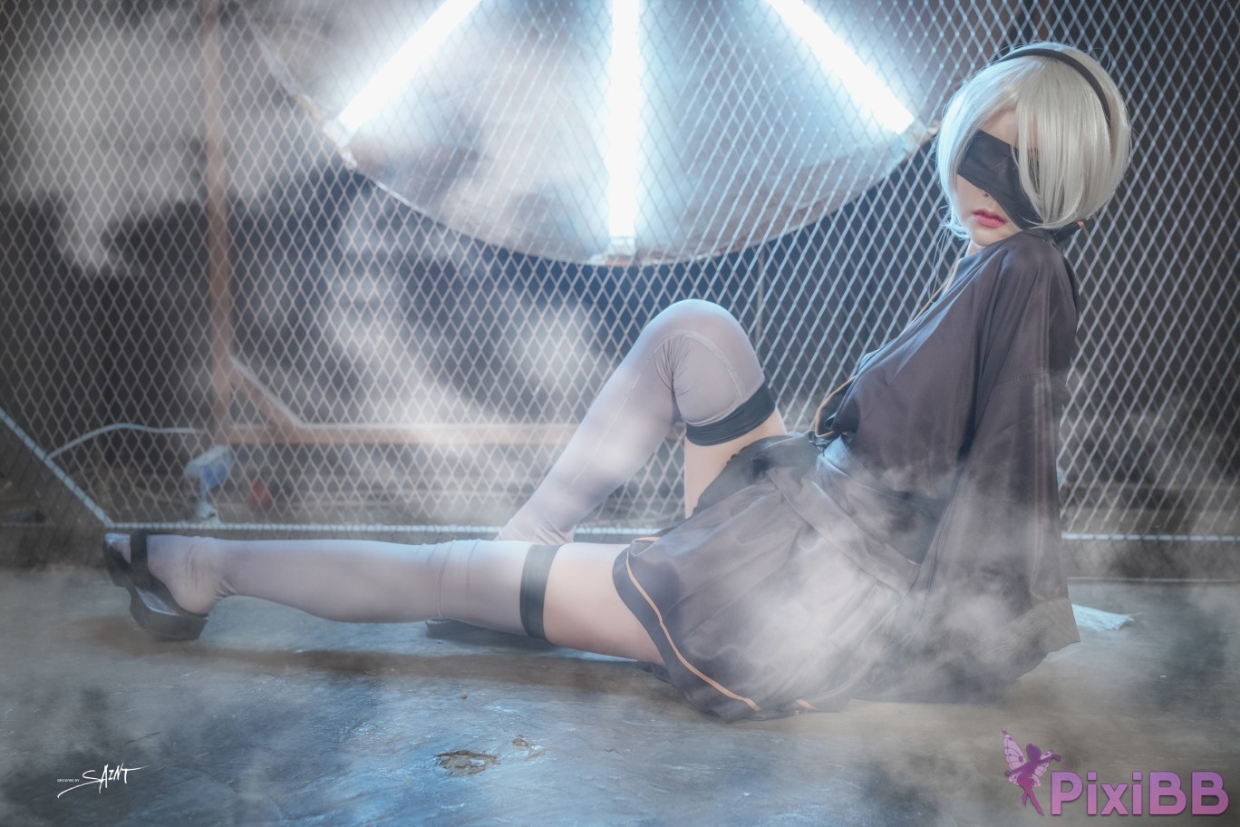 SAINT Photolife Yuna Yunas Cos Vol.04 KDA Akali and Nier Automata 2B PixiBB.COM 036