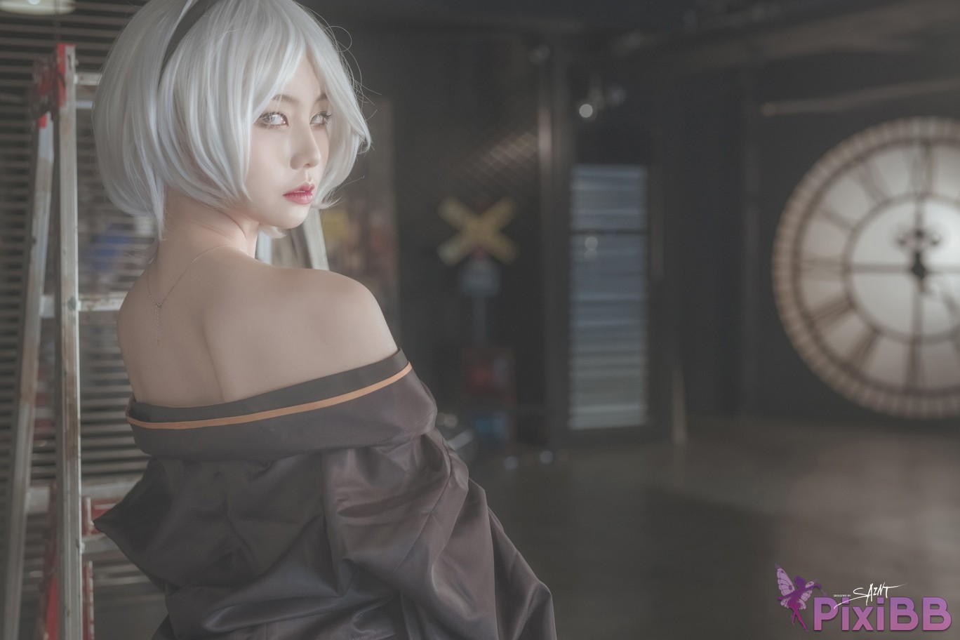 SAINT Photolife Yuna Yunas Cos Vol.04 KDA Akali and Nier Automata 2B PixiBB.COM 040