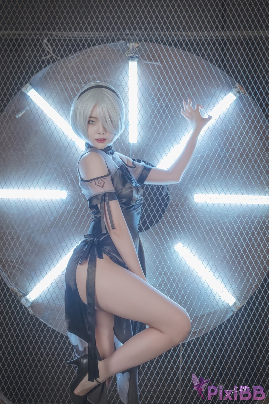 SAINT Photolife Yuna Yunas Cos Vol.04 KDA Akali and Nier Automata 2B PixiBB.COM 045