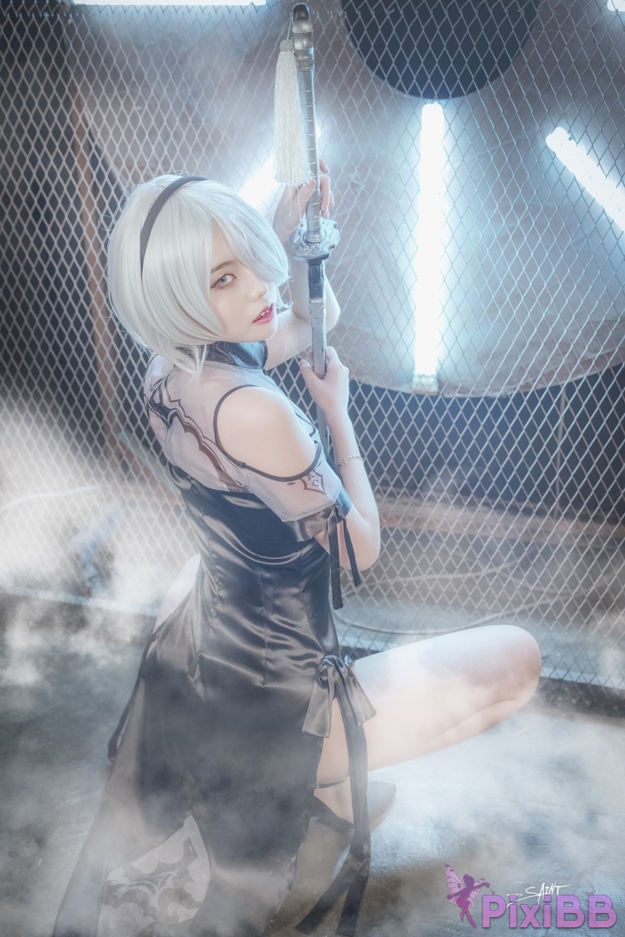 SAINT Photolife Yuna Yunas Cos Vol.04 KDA Akali and Nier Automata 2B PixiBB.COM 047