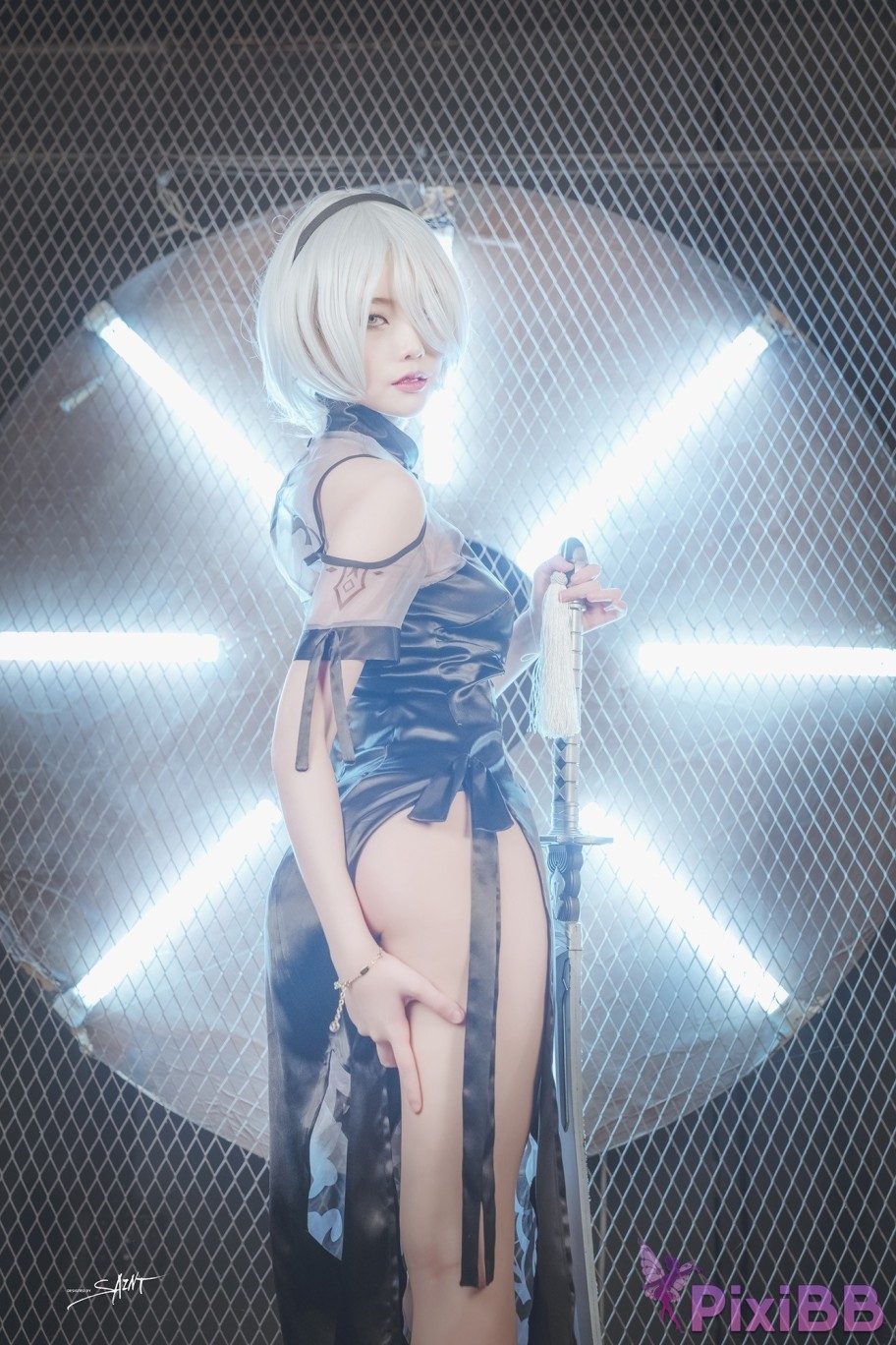 SAINT Photolife Yuna Yunas Cos Vol.04 KDA Akali and Nier Automata 2B PixiBB.COM 048