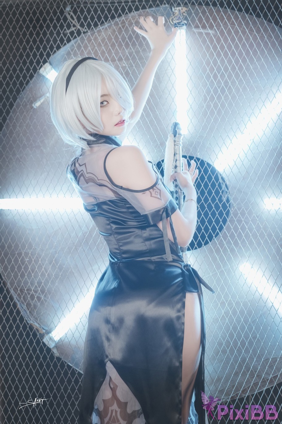 SAINT Photolife Yuna Yunas Cos Vol.04 KDA Akali and Nier Automata 2B PixiBB.COM 050