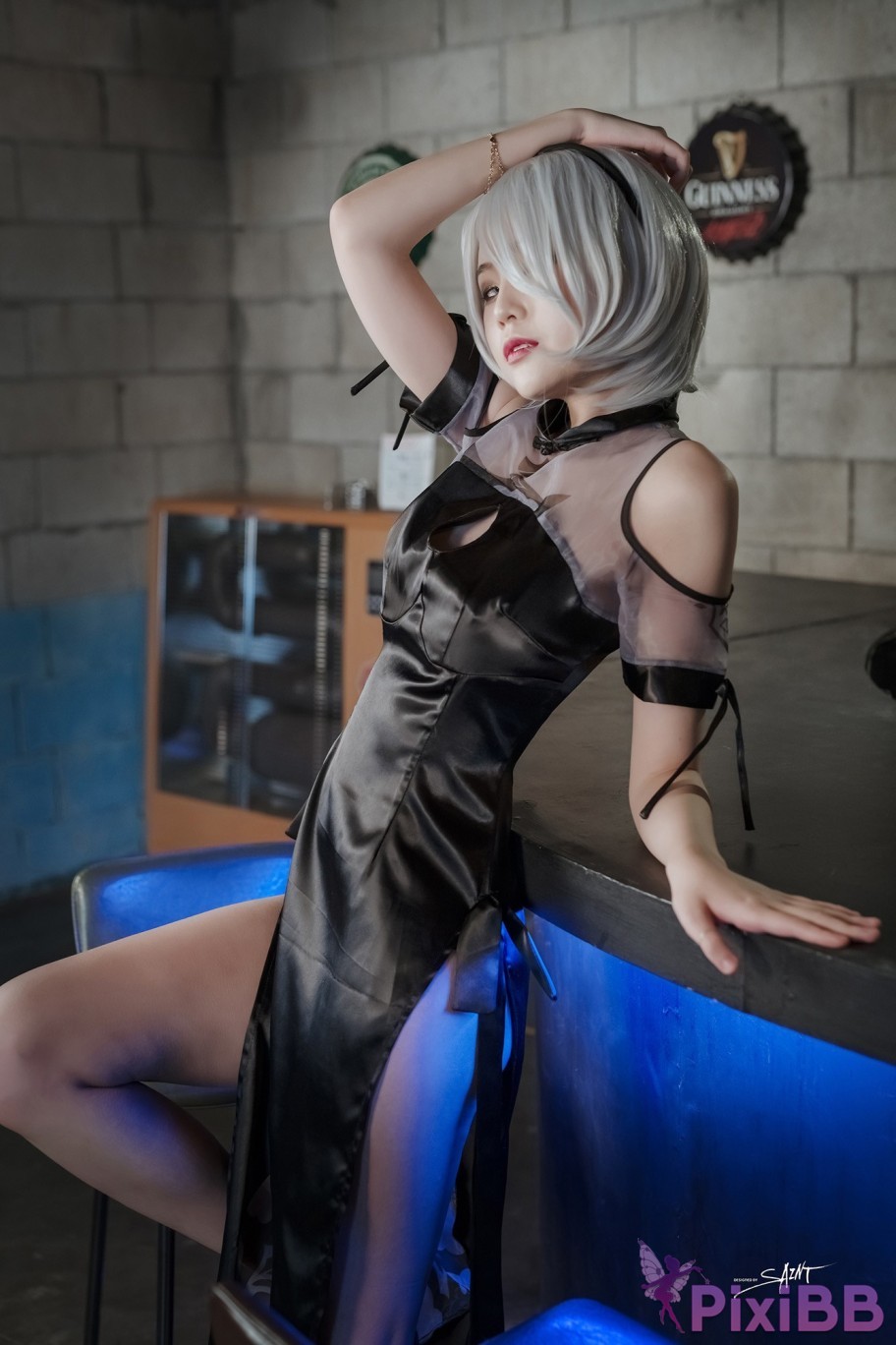 SAINT Photolife Yuna Yunas Cos Vol.04 KDA Akali and Nier Automata 2B PixiBB.COM 052