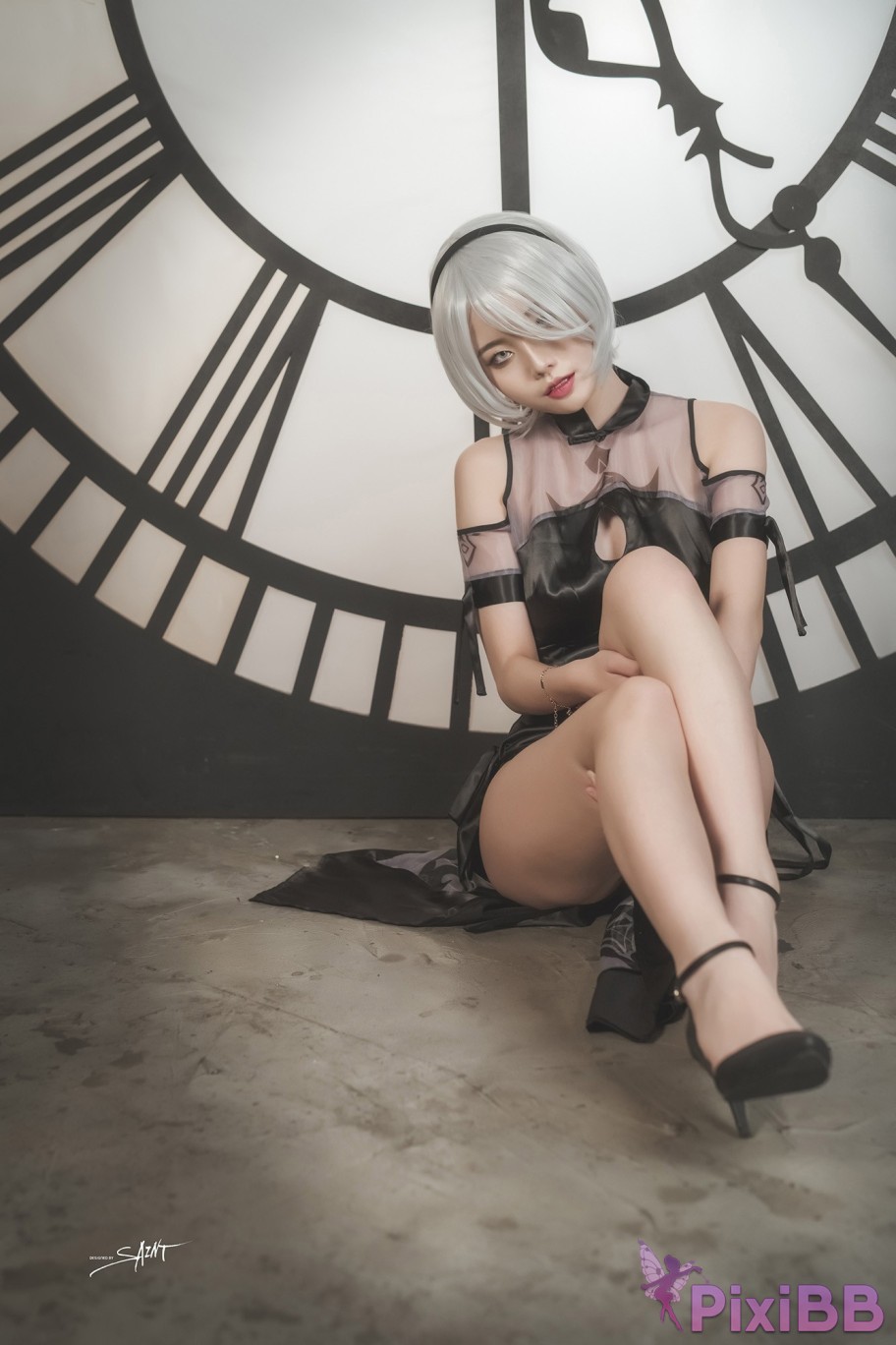 SAINT Photolife Yuna Yunas Cos Vol.04 KDA Akali and Nier Automata 2B PixiBB.COM 057