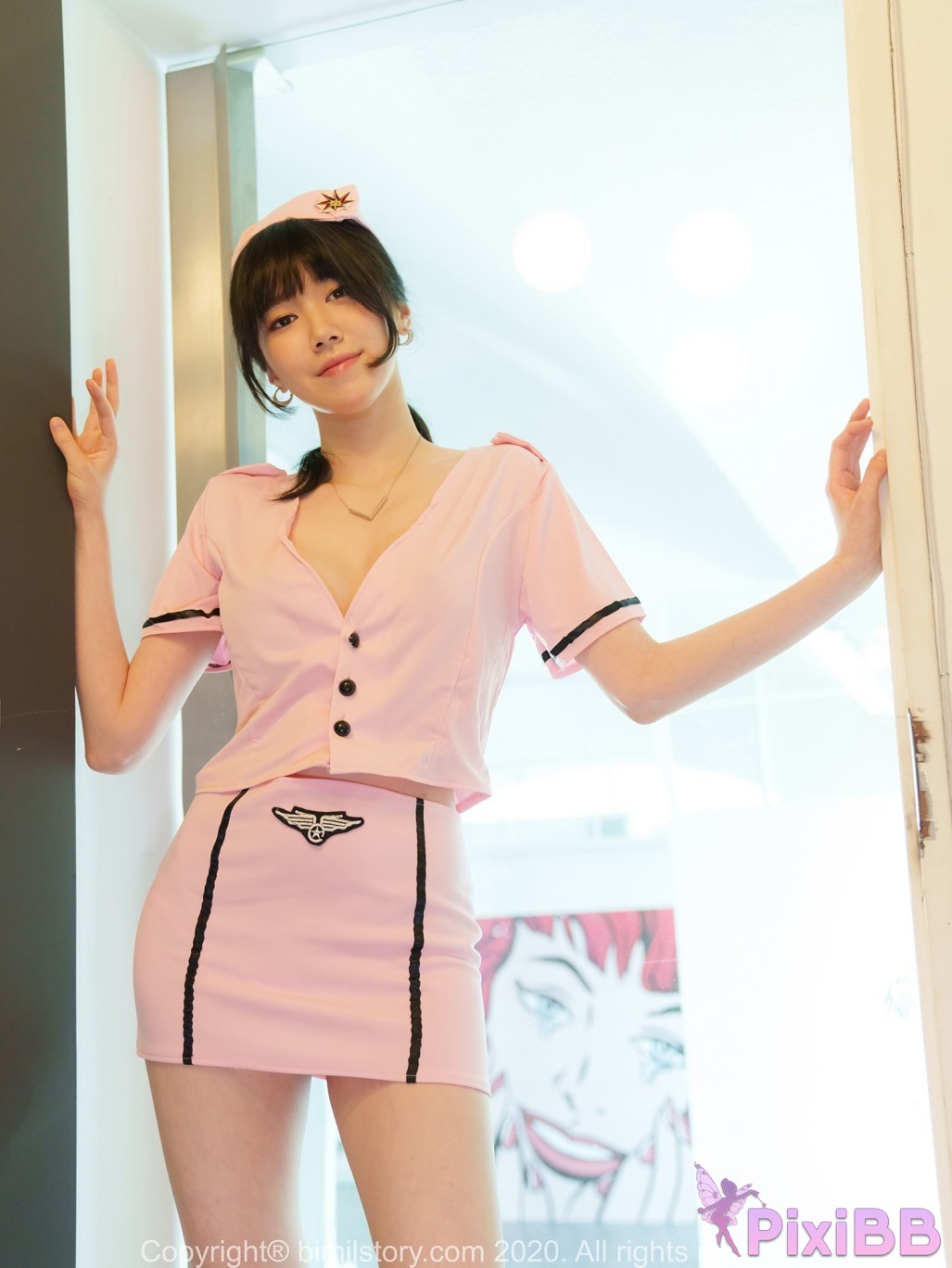 Bimilstory Nara Vol.21 Fantasy Uniform girls Hot break time PixiBB.COM 008