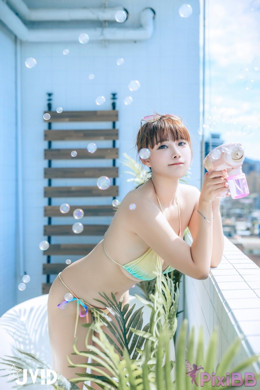 JVID Lele Balcony City Bikini PixiBB.COM 062