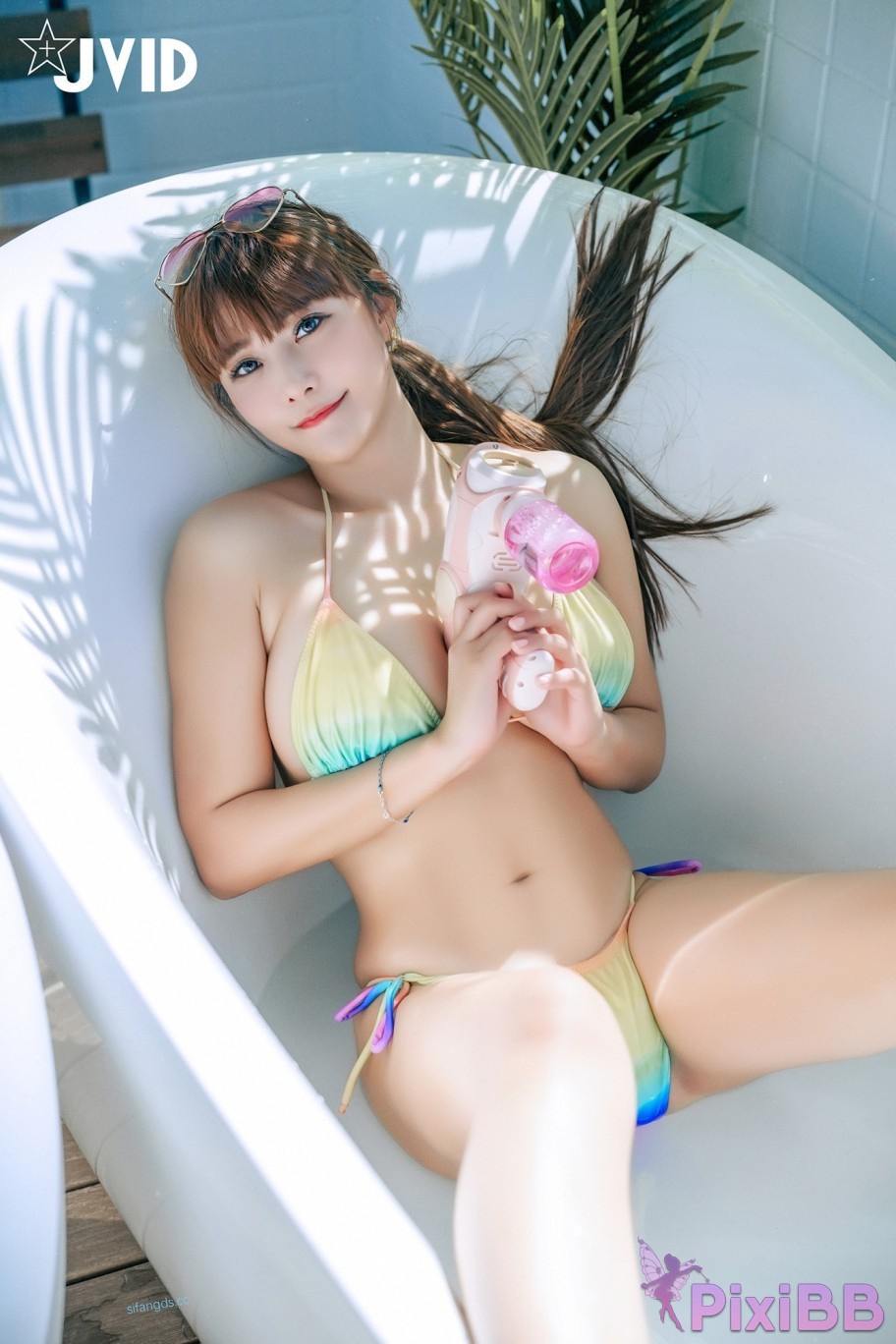 JVID Lele Balcony City Bikini PixiBB.COM 237