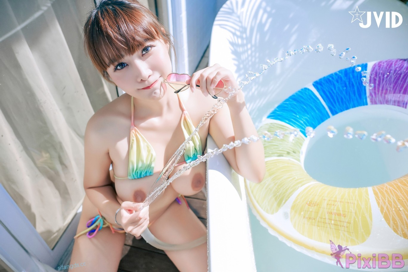 JVID Lele Balcony City Bikini PixiBB.COM 250